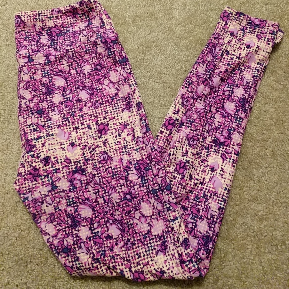 Lularoe floral and geometric leggings